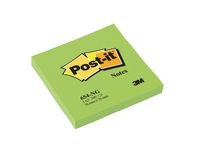 Notes POST-IT neon 76x76mm grön