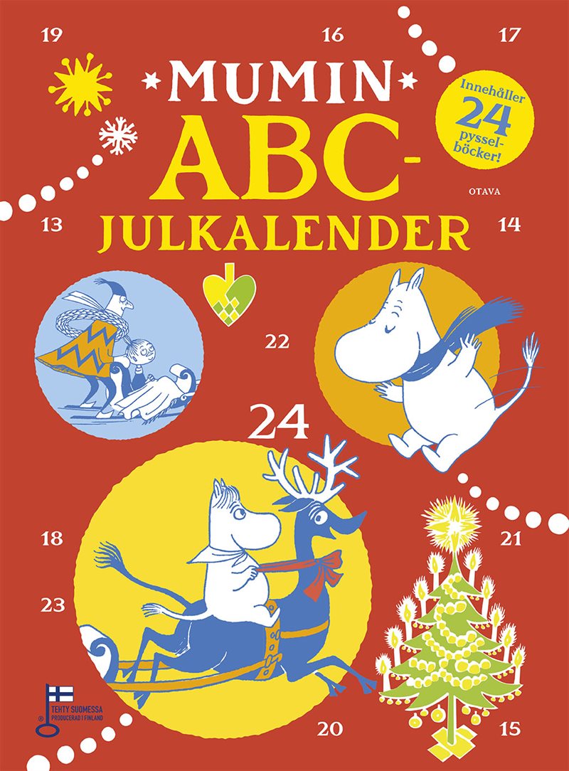 Mumin Julkalender med pysselböcker