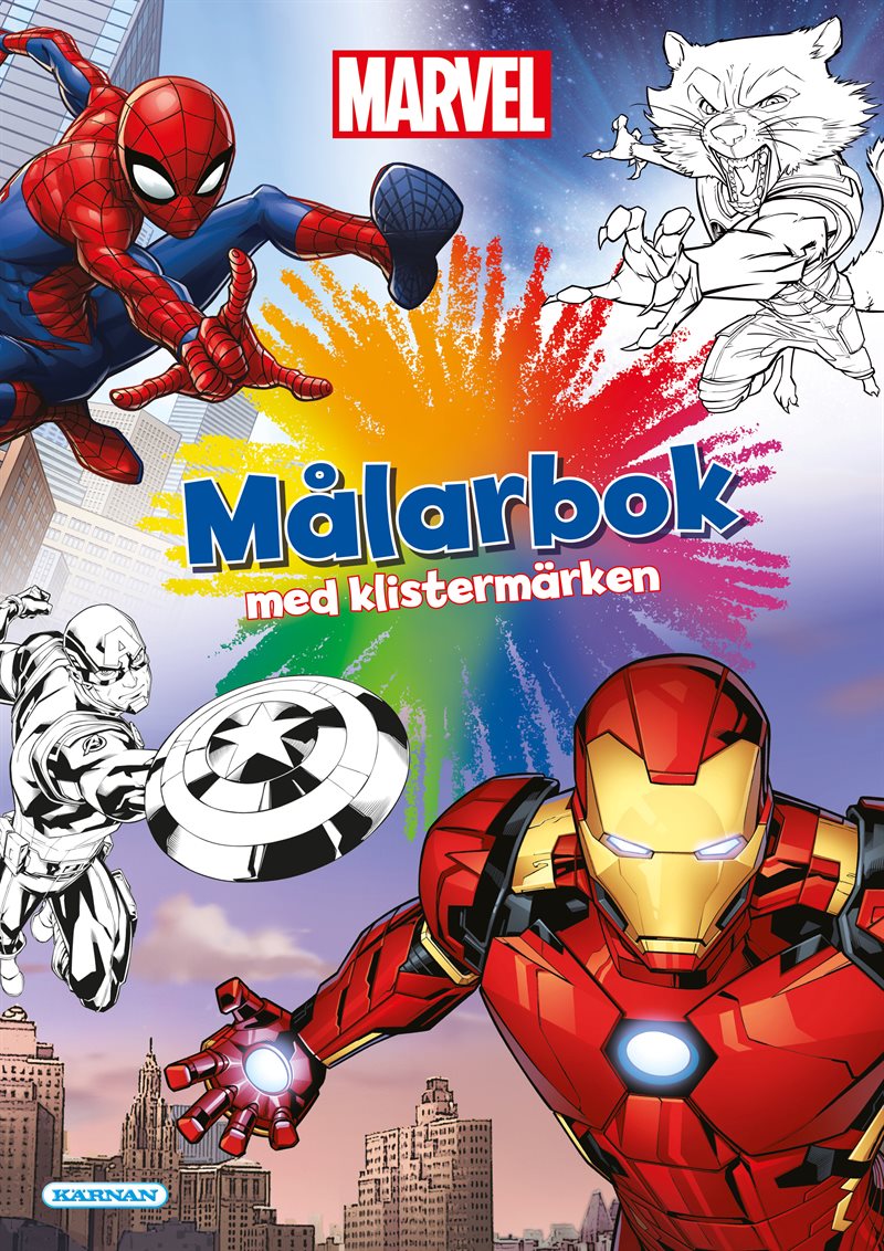 Målarbok Marvel