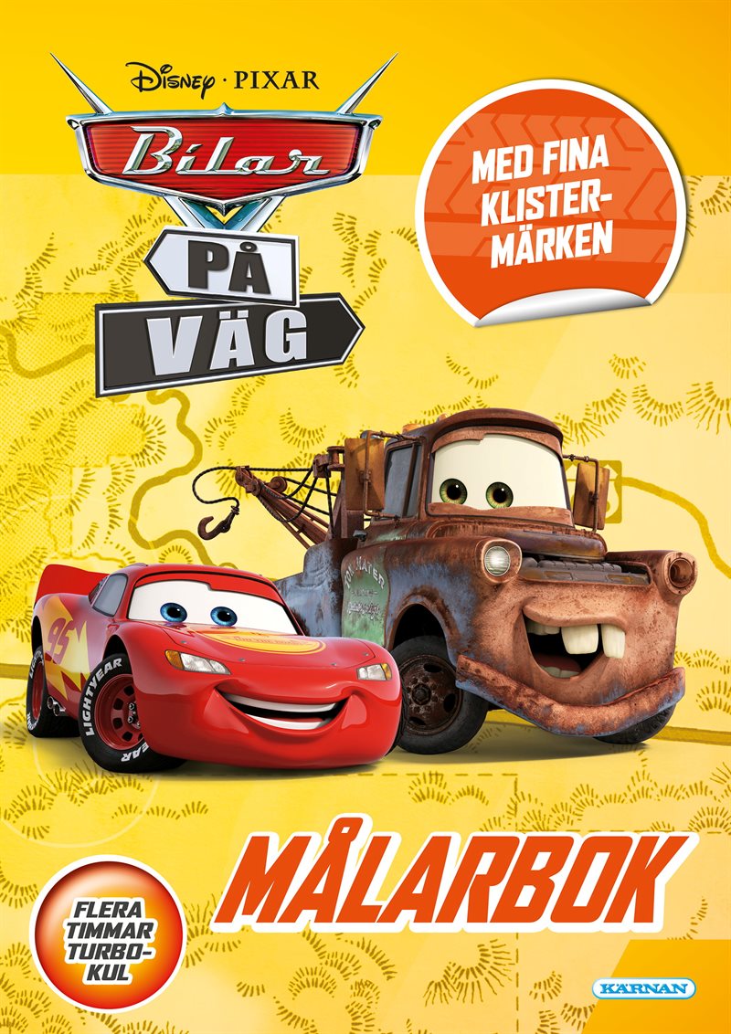 Målarbok Bilar