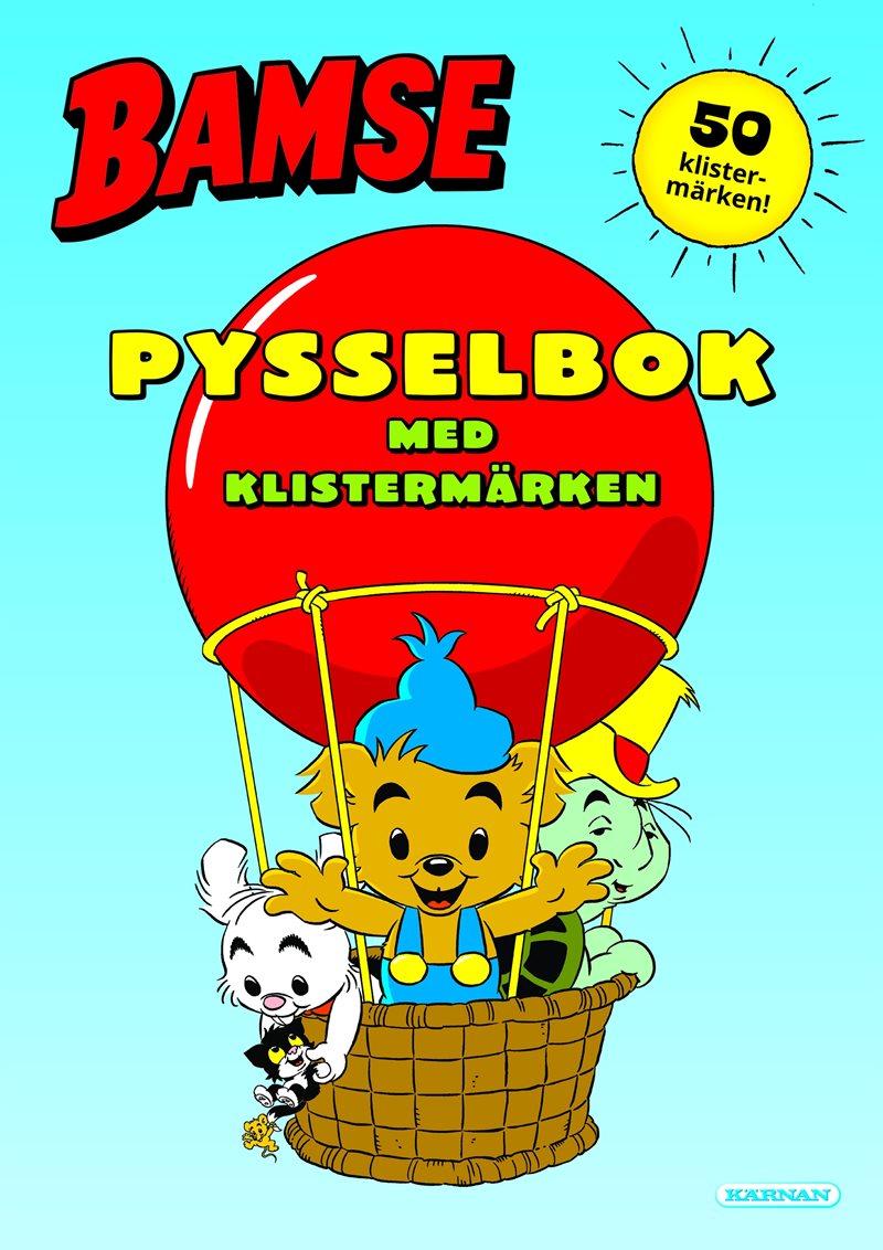 Bamse Pysselbok med klistermärken