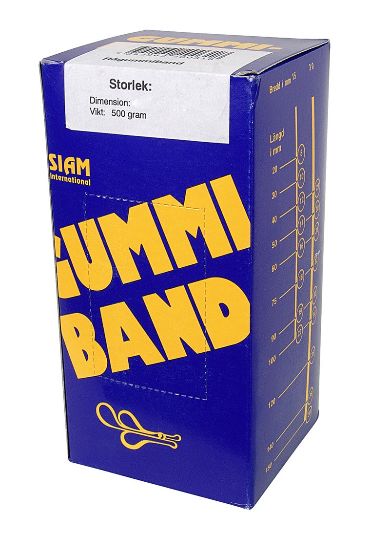 Gummiband nr. 10   30x1,5mm  (500g)