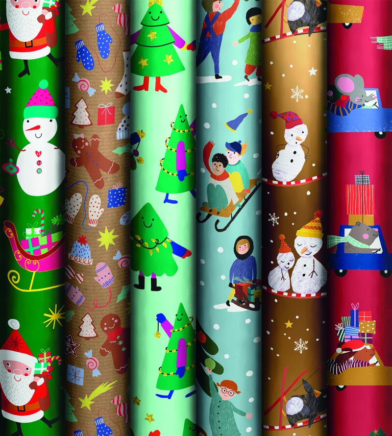 STEWO Presentpapper 2 m Jul barn