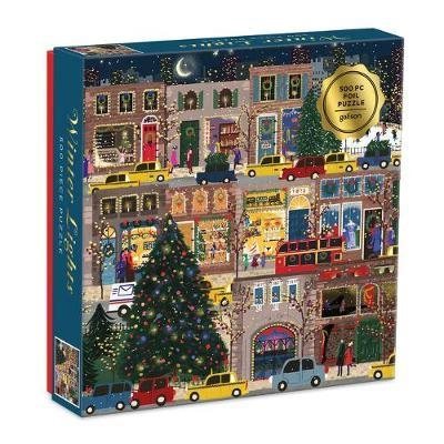 Winter Lights Foil Puzzle 500 Piece Puzzle