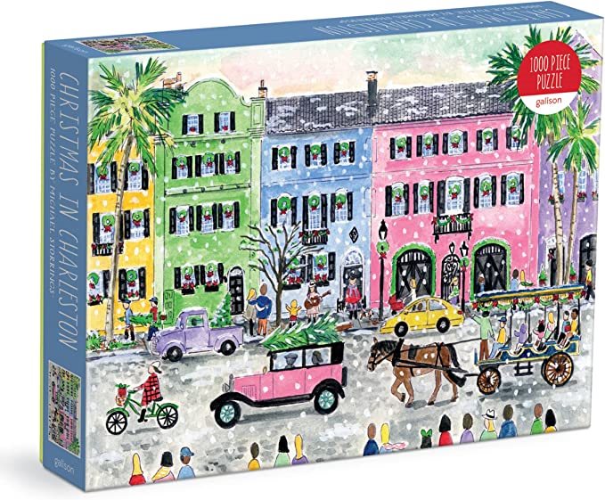 Michael Storrings Christmas in Charleston 1000 Piece Puzzle