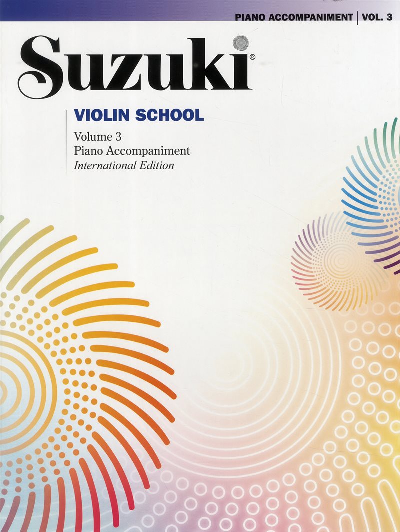 Suzuki violin piano acc 3 rev