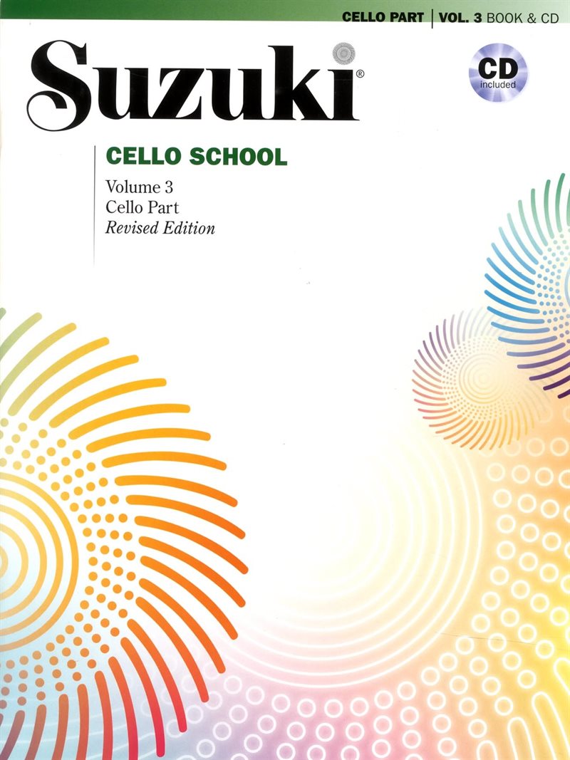 Suzuki cello school. Vol 3, book and CD 