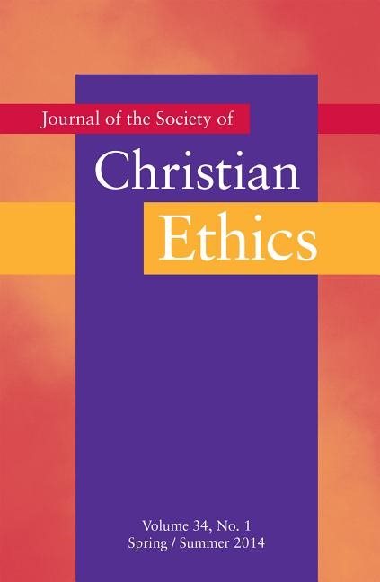 Journal of the society of christian ethics - fall/winter 2016, volume 34, n