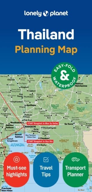 Lonely Planet Thailand Planning Map