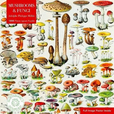 Sustainable Jigsaw Puzzle Mushrooms & Fungi 1000-pieces