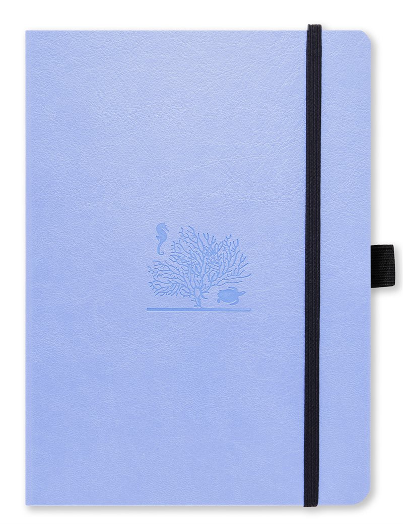 Dingbats* Earth A5+ Dotted - Sky Blue Great Barrier Reef Notebook