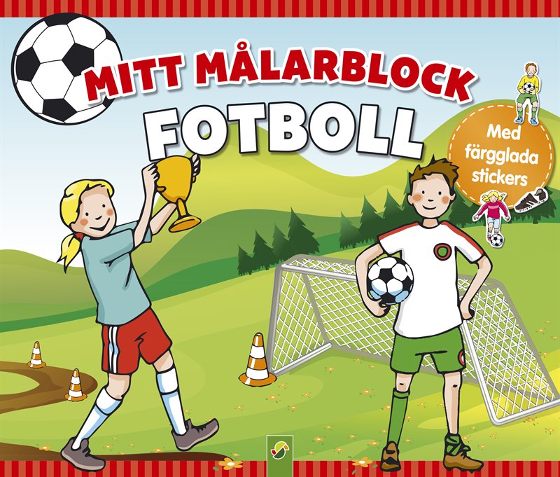 Mitt målarblock fotboll