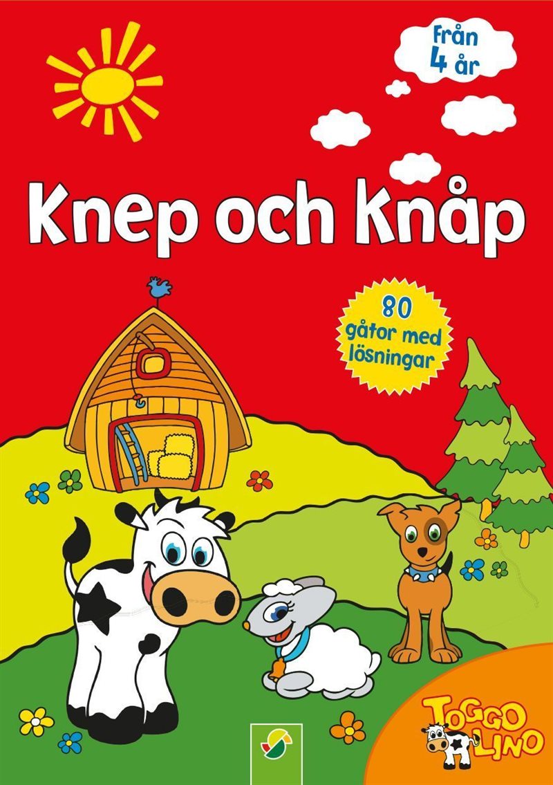 Knep och knåp : 80 gåtor med lösningar (röd)