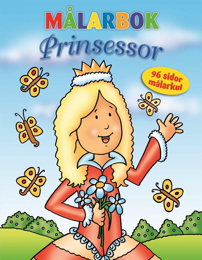 Målarbok prinsessor