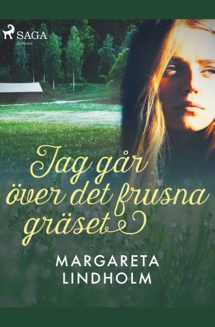 Jag går över det frusna gräset