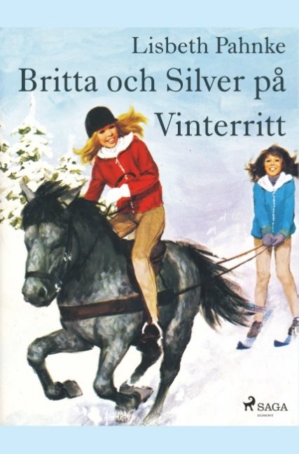 Britta och Silver på vinterritt