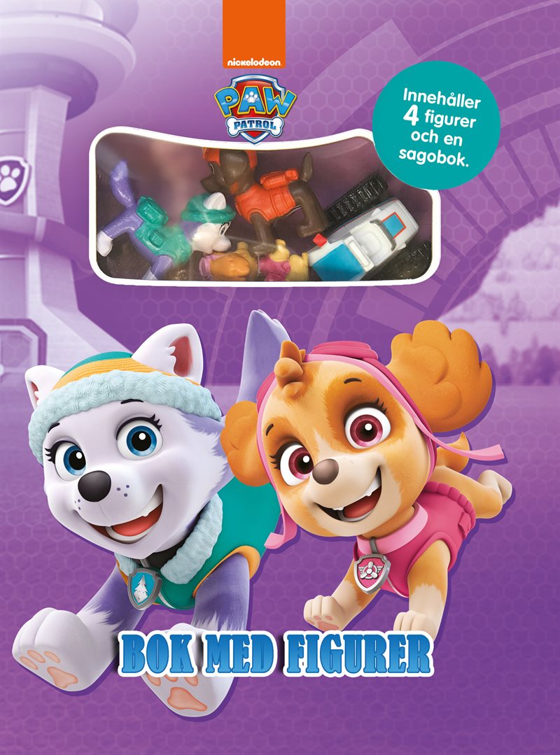 Paw Patrol Skye (4 figurer och bok)