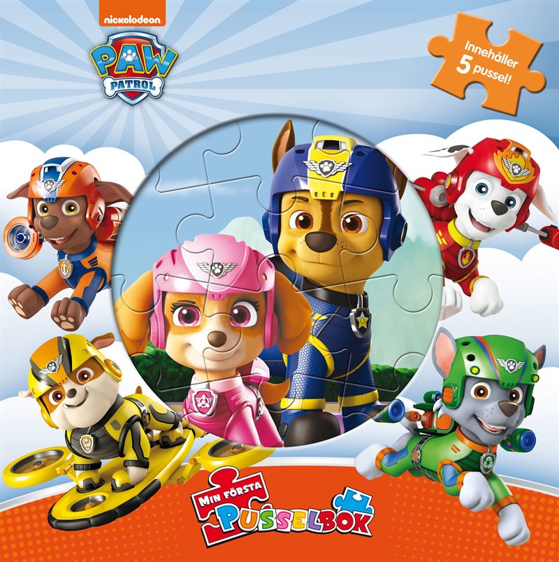 Paw Patrol. Min första pusselbok