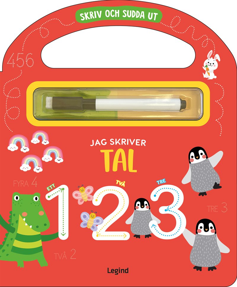 Jag skriver tal : skriv och sudda ut