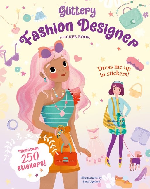 Glittery Fashion Designers: Sticker Book