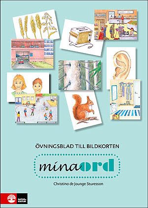 Mina ord Övningsblad till bildkort