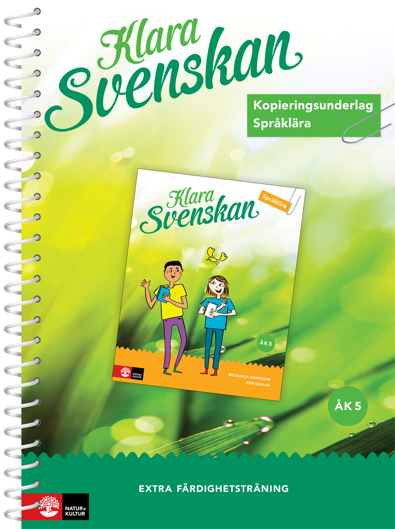 Klara svenskan åk 5 Kopieringsunderlag Språklära