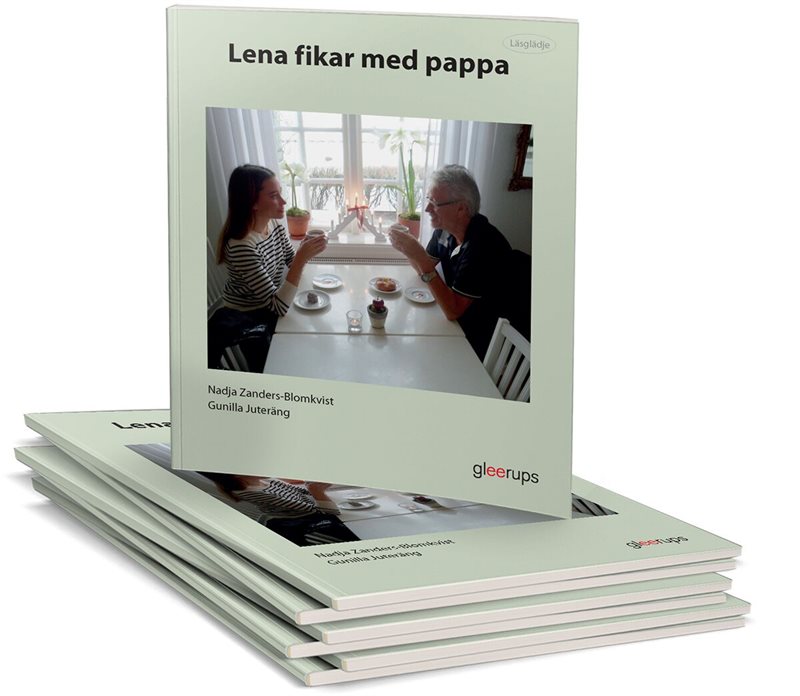 Läsglädje Lena fikar med pappa, 10-pack