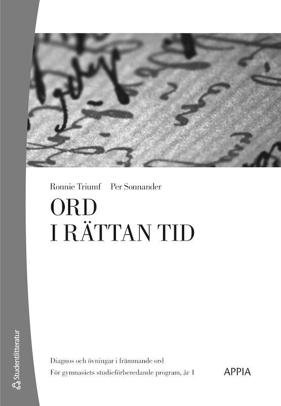 Ord i rättan tid (10-pack) - År 1 på gymnasiet