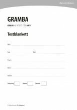 Gramba testblanketter (25 st.)