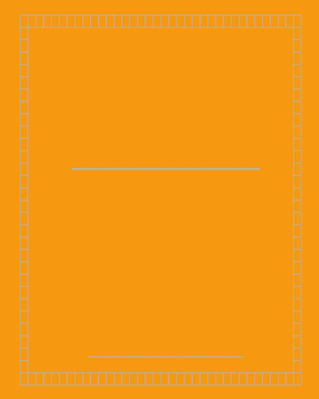 Projektbok Orange Rutad