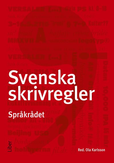 Svenska skrivregler