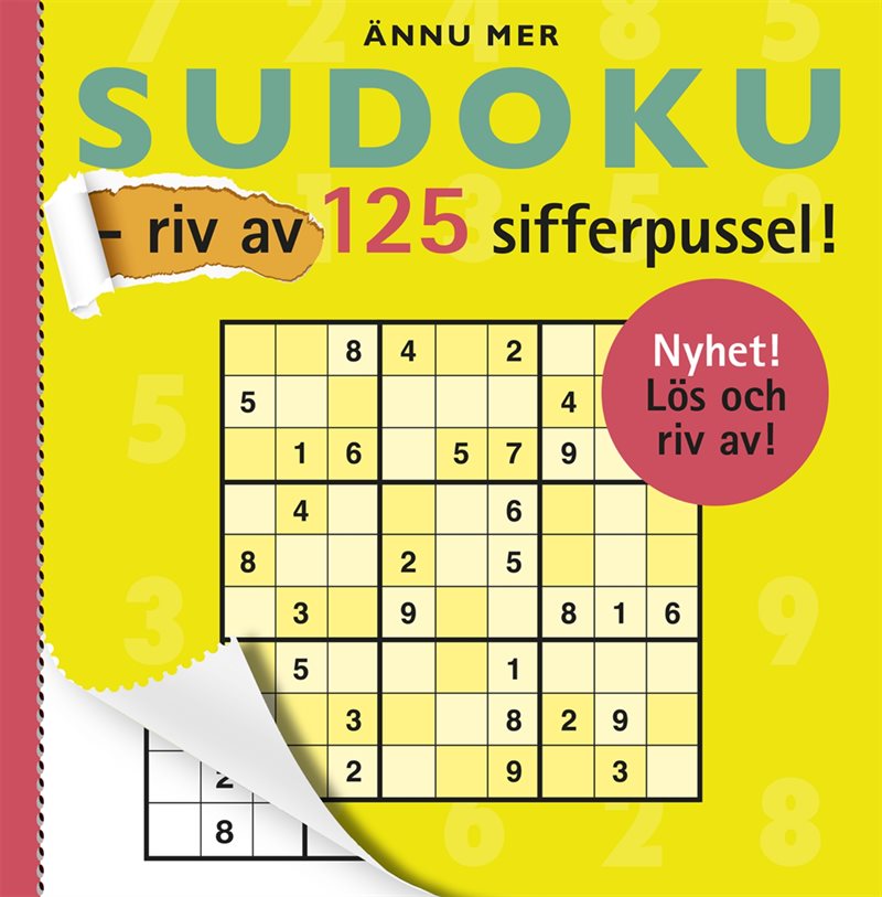 Ännu mer sudoku - riv av 125 sifferpussel!