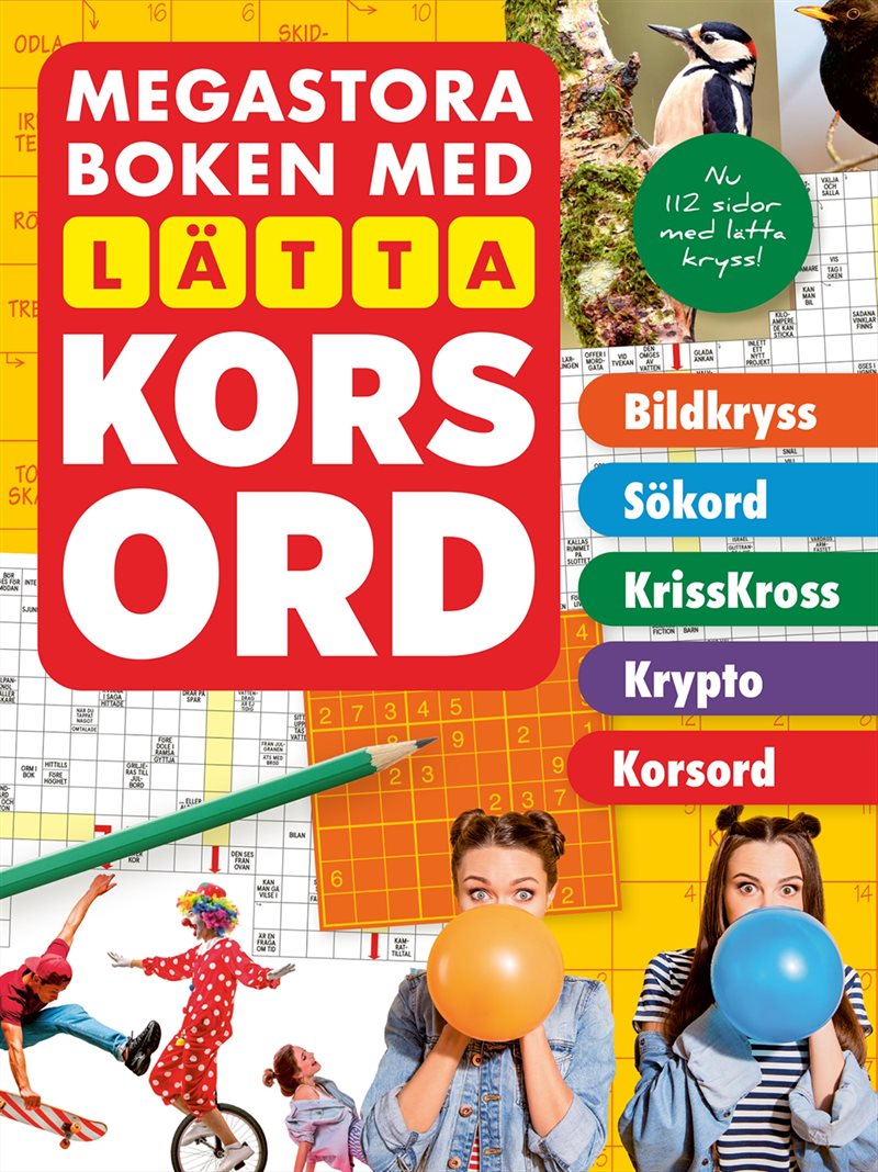 Megastora boken med lätta korsord