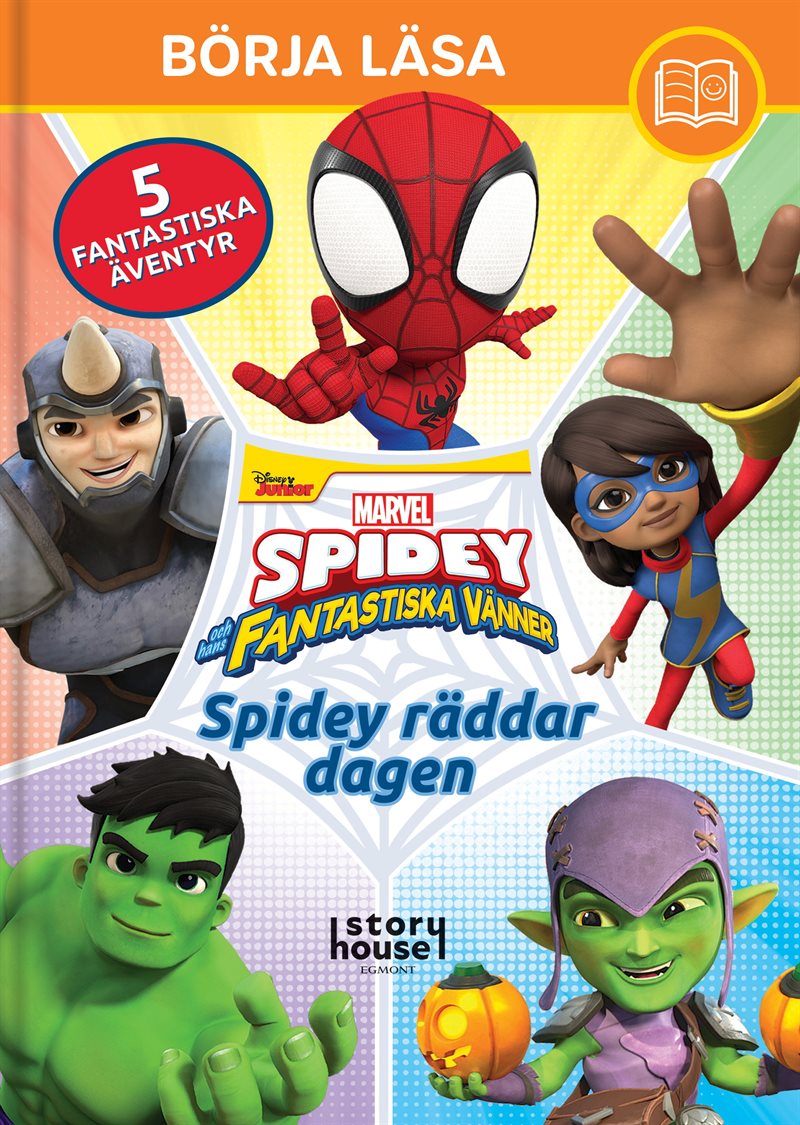 Börja läsa Sagosamling Spidey räddar dagen