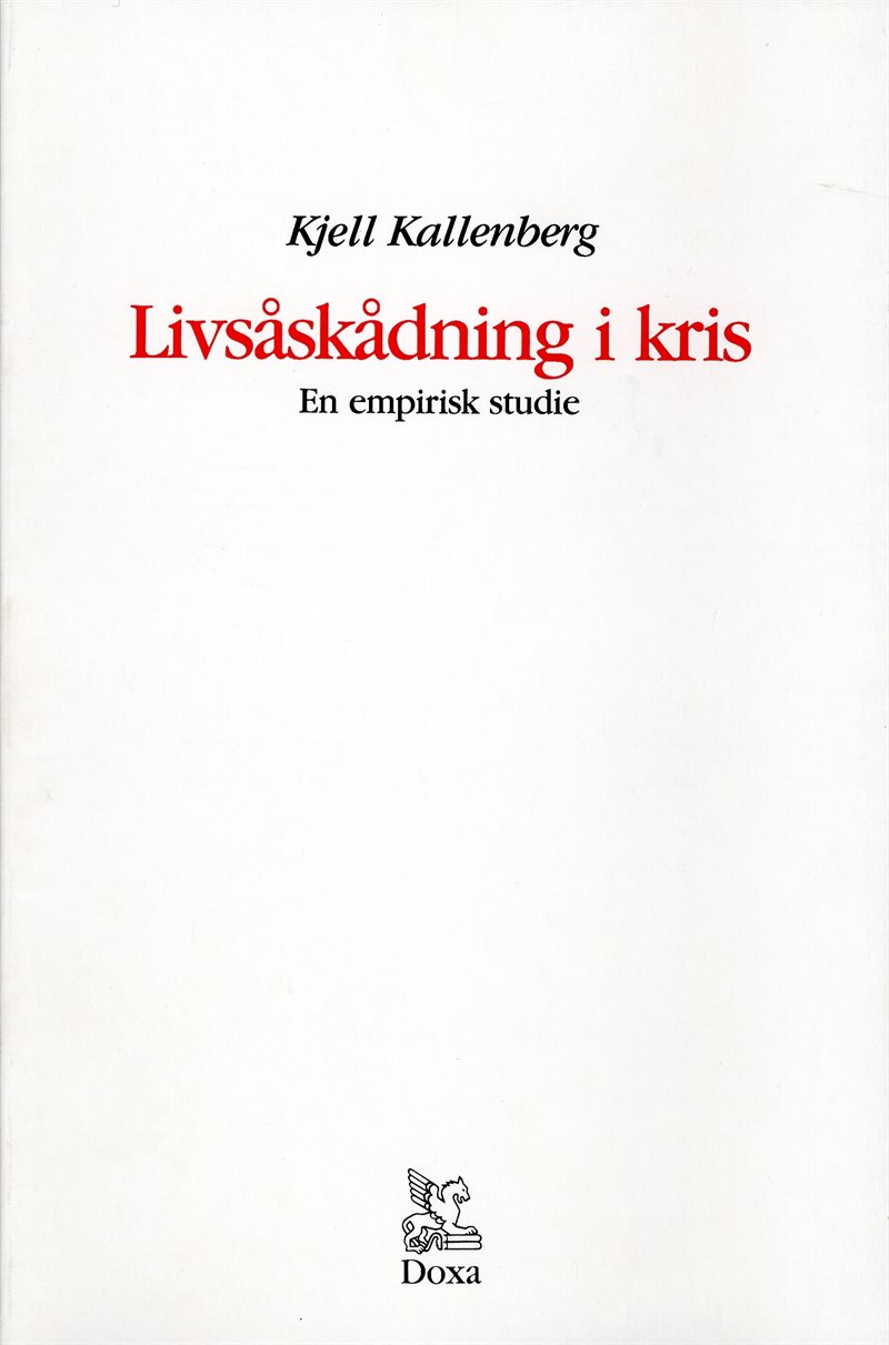 Livsåskådning i kris