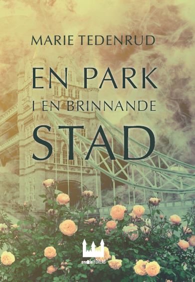 En park i en brinnande stad