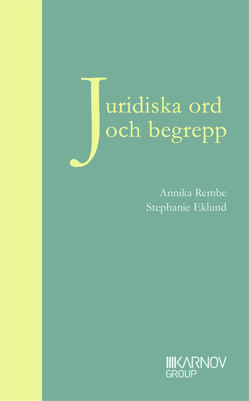 Juridiska ord och begrepp