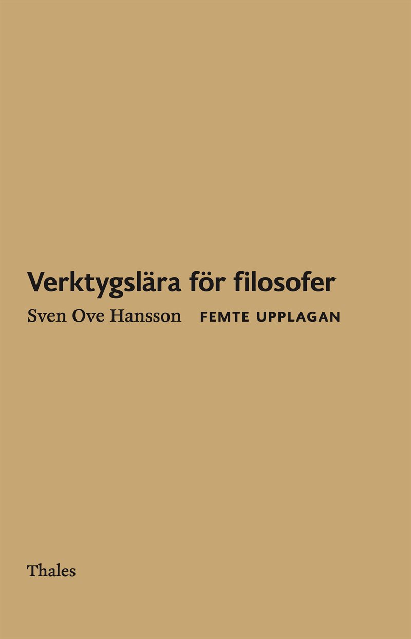 Verktygslära för filosofer