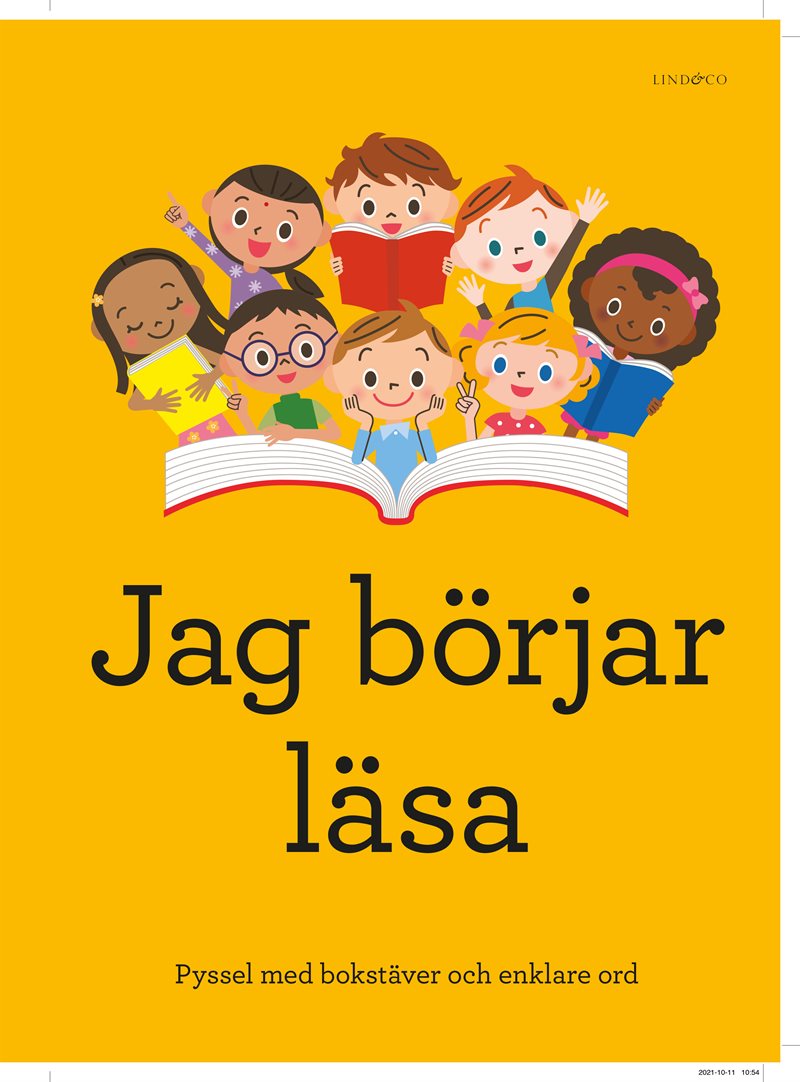 Jag börjar läsa : pyssel med bokstäver och enklare ord