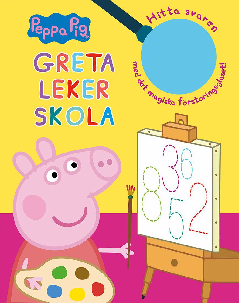 Greta leker skola : hitta svaren med det magiska förstoringsglaset!