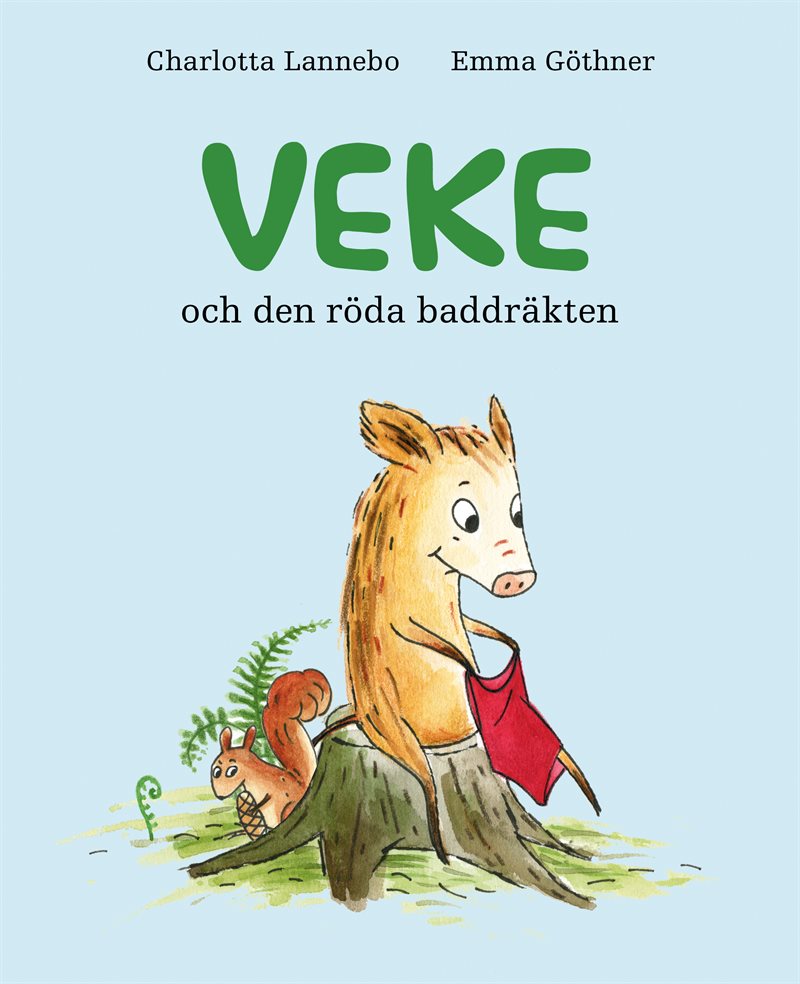 Veke och den röda baddräkten