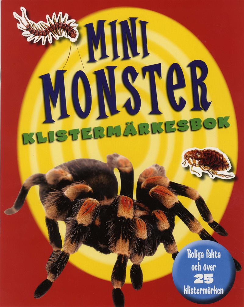 Mini monster klistermärkesbok