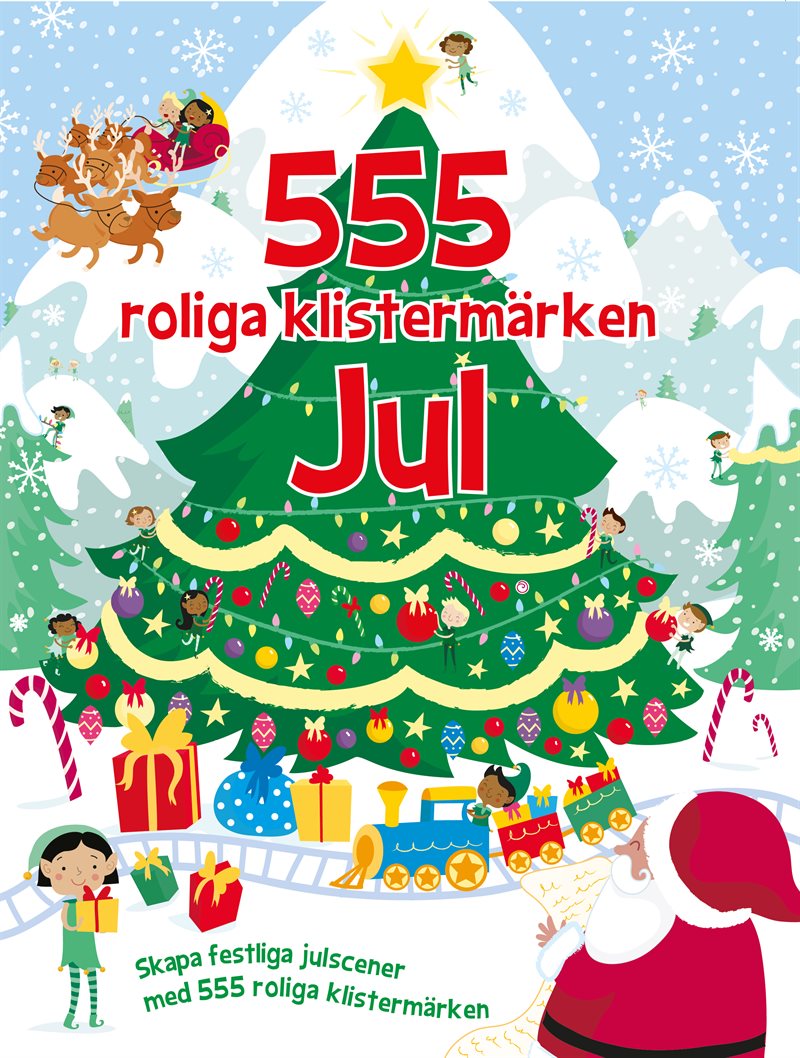 555 roliga klistermärken : jul