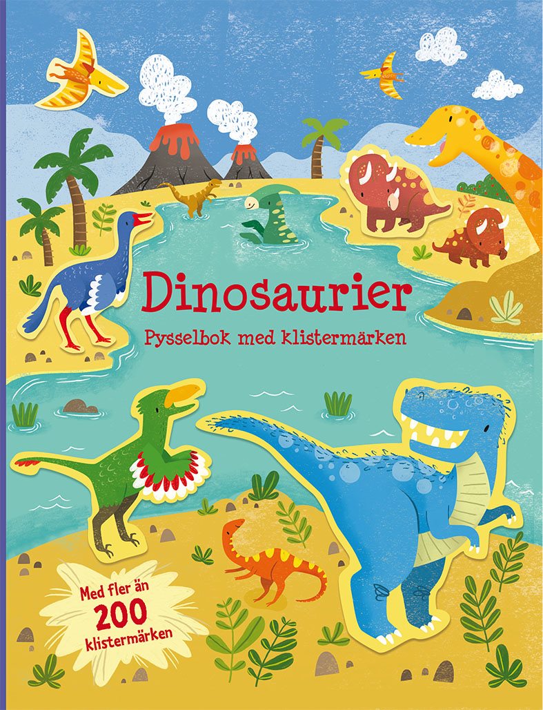 Dinosaurier : pysselbok med klistermärken