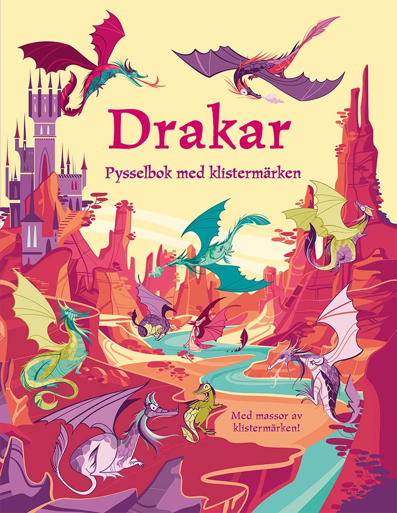 Drakar : pysselbok med klistermärken