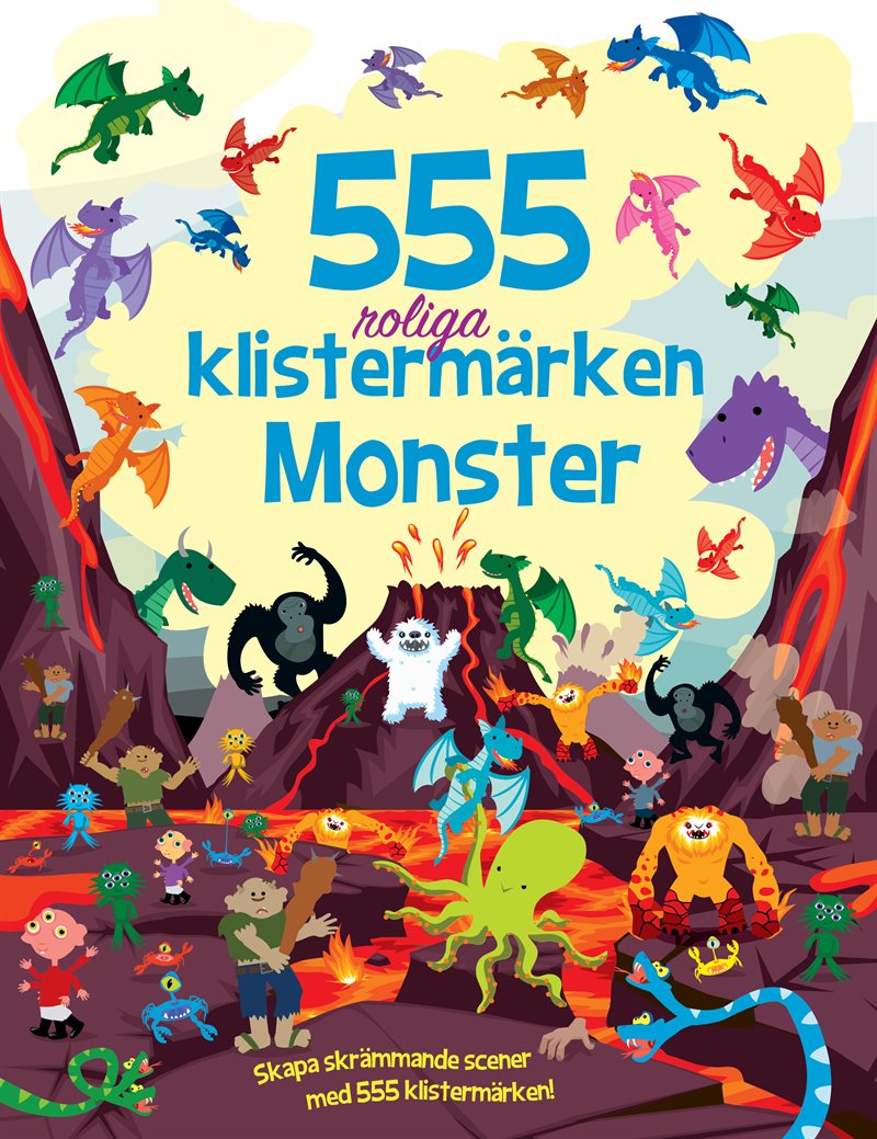 555 roliga klistermärken. Monster