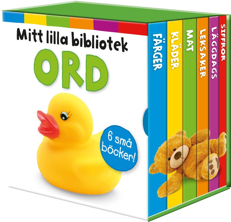 Mitt lilla bibliotek : ord 6 små böcker