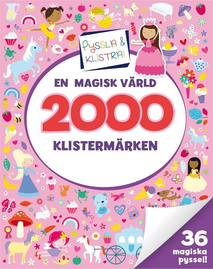 2000 klistermärken : en magisk värld