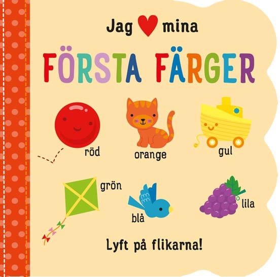 Jag [hjärta] mina första färger