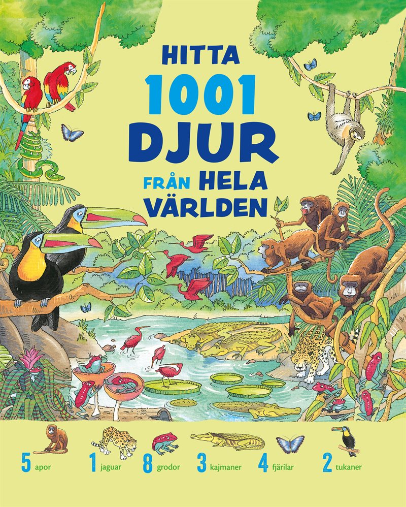 Hitta 1001 djur från hela världen